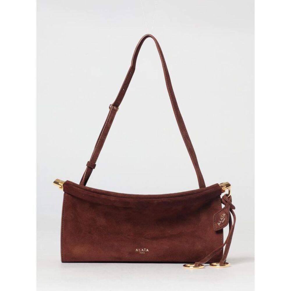 Alaia Shoulder Bag Woman Brown